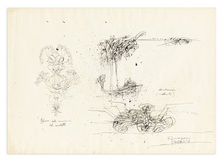 BEPI ROMAGNONI (1930-1964) - Senza Titolo, 1959