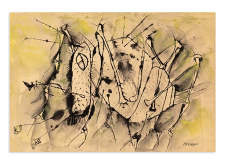 AGENORE FABBRI (1911-1998) - Senza Titolo