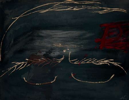 ANTONI TÀPIES (1923-2012) - Omaggio a Picasso, 1973