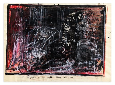 ALESSANDRO VERDI (1960) - St. di figure di una grotta, 1995