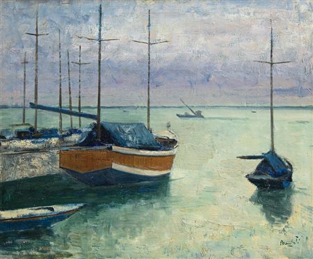 LUIGI BRAMBATI (1925-1983) - Bassa ora, 1973