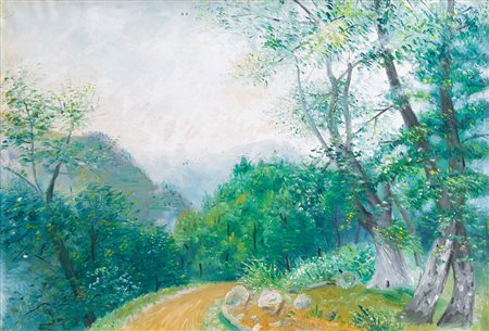 UMBERTO LILLONI (1898-1980) - Sentiero a Corniglio, 1963