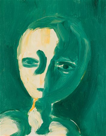VIRGILIO GUIDI (1891-1984) - Figura verde, 1981