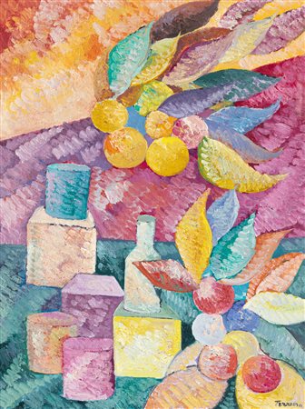 SAVERIO TERRUSO (1939-2003) - Composizione, anni ’80