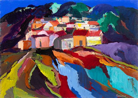 SAVERIO TERRUSO (1939-2003) - Paesaggio, anni ’80