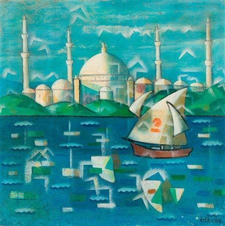 IBRAHIM KODRA (1918-2006) - Istanbul, 1981