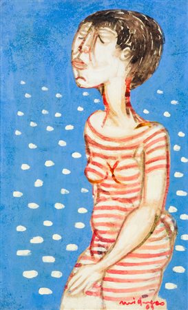 GIUSEPPE MIGNECO (1908-1997) - Figura, 1969