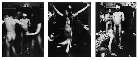 Gianni Berengo Gardin (1930)  - Londra: "Messa Nera". Iniziazione di una strega, 1971