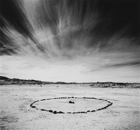 Michael Kenna (1953)  - Circle of stones, Easter Island, Chile, 2000