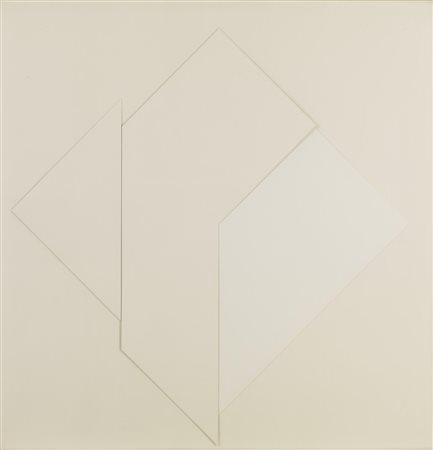 Alessandro De Alexandris RILIEVO COLLAGE 0013/3 collage di cartoni bianchi,...