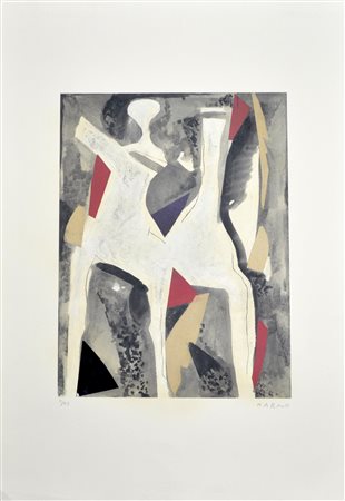 D'Après Marino Marini CAVALIERE. DA PERSONNAGES DU SACRE PRINTEMPS...