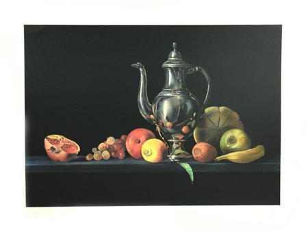 Elena Tommasi Ferroni NATURA MORTA litografia, cm 60x80; es. LXV/C firma e...