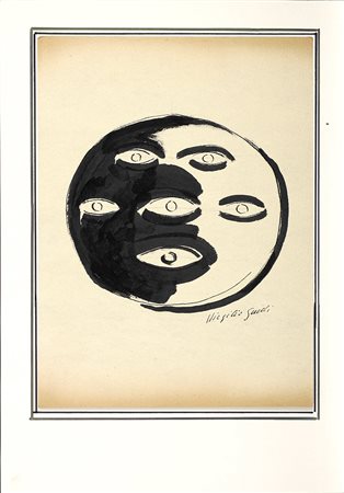 Virgilio Guidi, Occhi, 1972