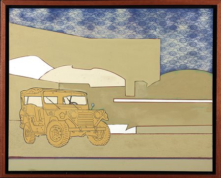 Renato Mambor, Viaggio nel deserto, 2010