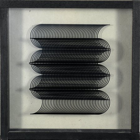 Ennio Chiggio, Studio 1 per interferenza lineare 12.3, 1970-1980