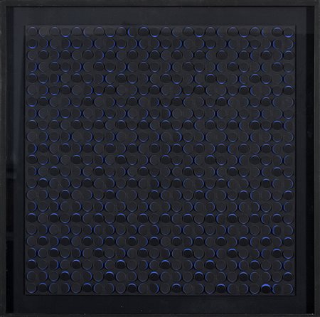 Claudio Loria Rotta, Superfice a interferenza luminosa C 1x24 su 23 babd su blu, 1996