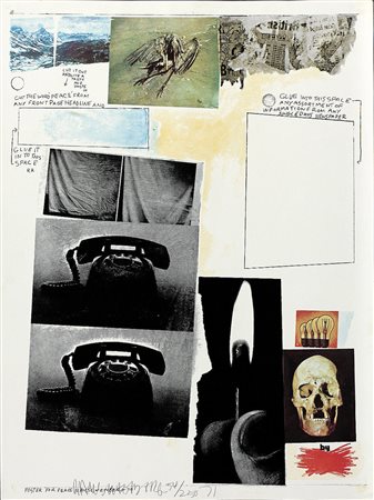 Robert Rauschenberg, Poster for peace, 1970