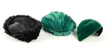 CESARE CANESSA
LOTTO DI 3 CAPPELLI
Anni ‘50 / Anni ‘60