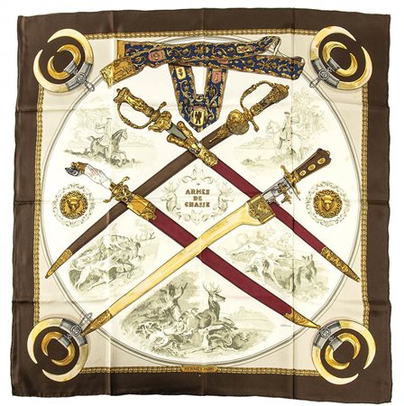 HERMES
FOULARD ‘ARMES DE CHASSE’
Anni ‘70