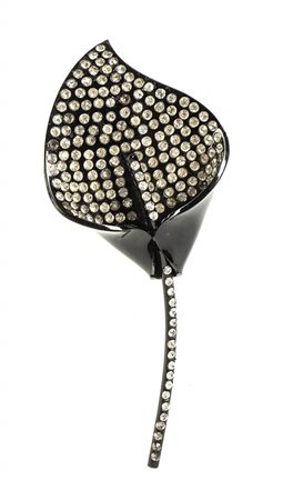 SPILLA IN PLASTICA E STRASS
Anni ‘70