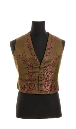 GILET MASCHILE IN SETA
Metà ‘800