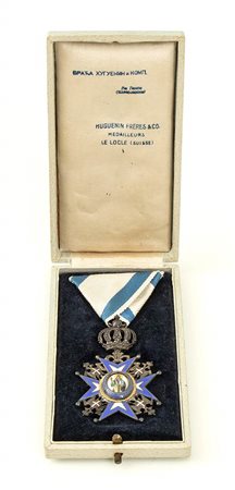 Ordine di S.Sava, V classe
Serbia, primo quarto XX sec.