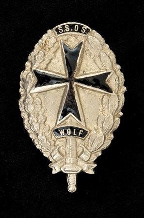 Distintivo freikorp del battaglione “Wolf” copia