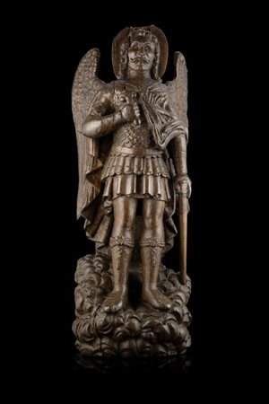 Artista dell'area ionica, secolo XV/XVI "San Michele Arcangelo" altorilievo in