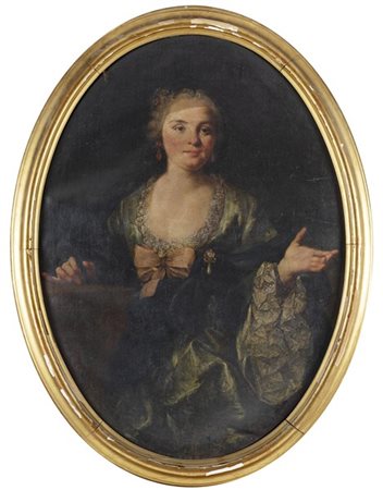 Scuola napoletana del secolo XVIII

Ritratto di dama
Olio su tela ovale, cm 108