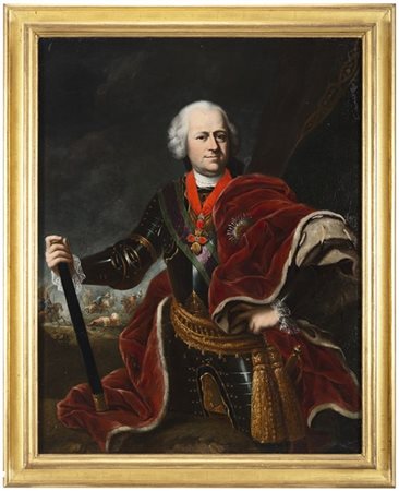 Maestro del secolo XVIII

Ritratto di un Asburgo insignito dell'Ordine del Toso