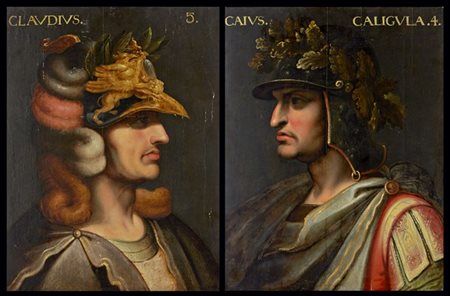 * Scuola della fine del secolo XVII - inizio XVIII

Ritratto dell'imperatore Cl