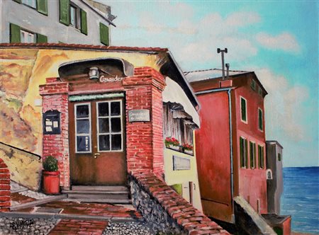 Elsa Ventura Milgiorini  ,Ristorante Creuza de ma a Boccadasse