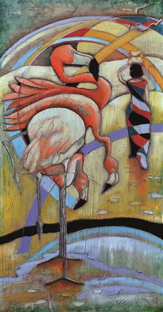 Anita Orsolini,Flamingo number three