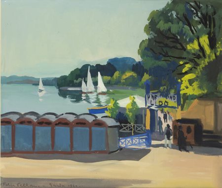 FELICE VELLAN<BR>Torino 1889 - 1976<BR>"Garva" 1940