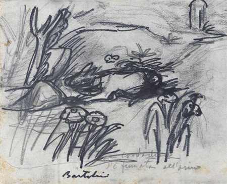 LUIGI BARTOLINI<BR>Cupra Montana (AN) 1892 - 1963 Roma<BR>"Composizione"
