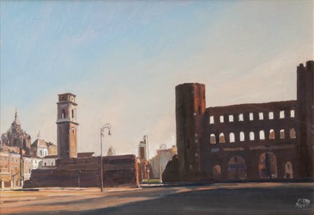 PIERO MONTI<BR>Torino 1910 - 1994<BR>"2000 anni a Torino"