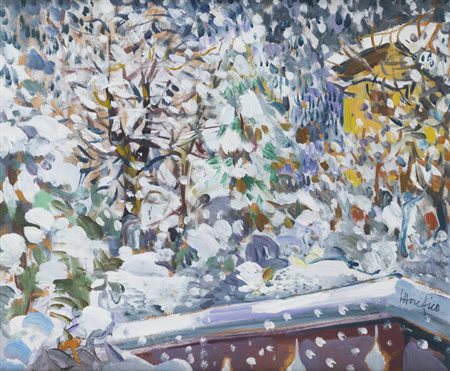 ETTORE FICO<BR>Piatto Biellese (VC) 1917 - 2004 Torino<BR>"Bardonecchia" 1978