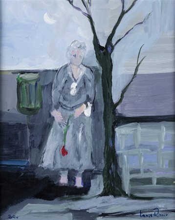 LAURA RICCIO<BR>Roma 1943<BR>"Attesa"