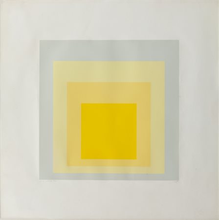 ALBERS JOSEF (1888-1976) <br>Omaggio al quadrato 