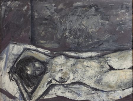 XAVIER BUENO (1915-1979) <br>Nudo disteso 1958 