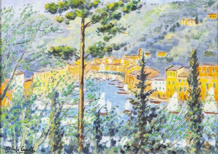 MICHELE CASCELLA (1892-1989) <br>Portofino 