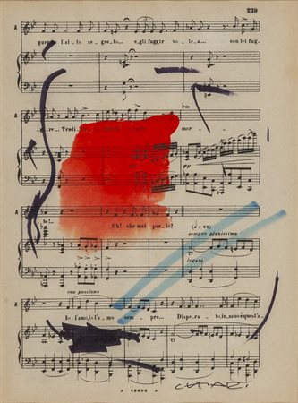 GIUSEPPE CHIARI (1926-2007) <br>Spartito (anni 