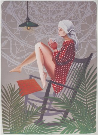 ARTEZ (1988-) <br>Senza titolo 2014<br>serigrafia 