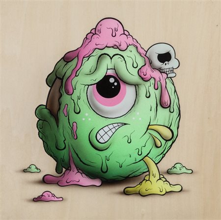 BUFF MONSTER (1979-) <br>Small Self Portrait #2  