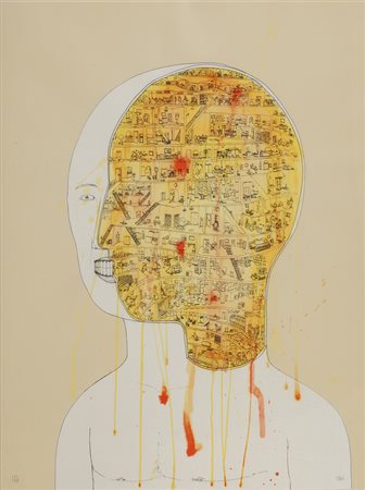 BLU (-) <br>Headquarter 2008<br>serigrafia a 8 