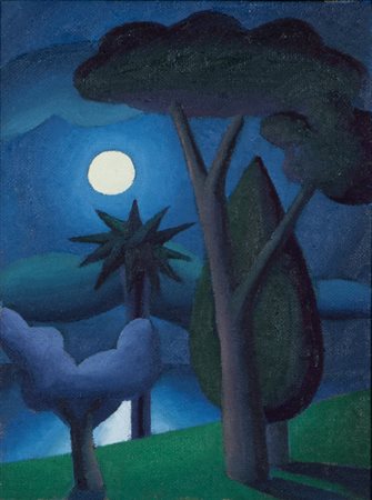 SALVO (1947-2015) <br>Chiaro di luna 2009<br>olio 