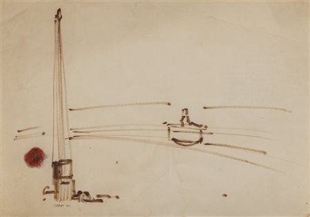 LYONEL FEININGER (1871-1956) <br>Senza titolo 