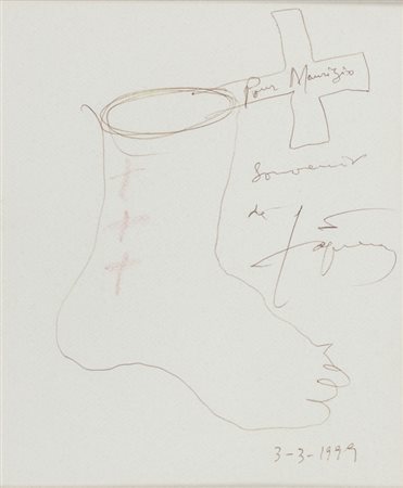 ANTONI TAPIES (1923-2012) <br>Pour Maurizio 