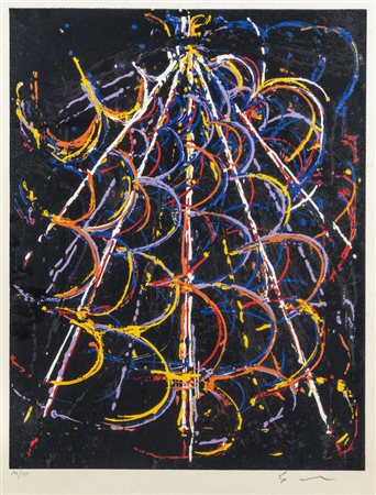 MARIO SCHIFANO<BR>Libia 1934 - 1998 Roma<BR>"Senza titolo"