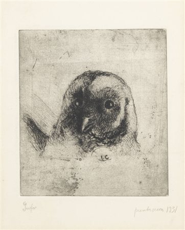 ITALO CREMONA<BR>Cozzo Lomellina (PV) 1905 - 1979 Torino<BR>"Gufo" 1931